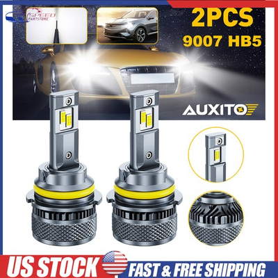 #ad Pair 9007 HB5 LED Headlight Conversion Kit 120W High Low Beam Bulbs 6500K White $199.99