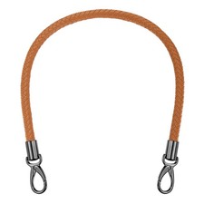 Braided Purse Strap, 25.6 Inch for Handbag Tote Making  Yellow-Brown 