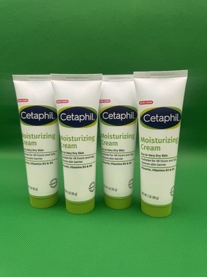 (4 Pack) Cetaphil Moisturizing Cream for Dry To Very Dry Skin 3oz Each E19