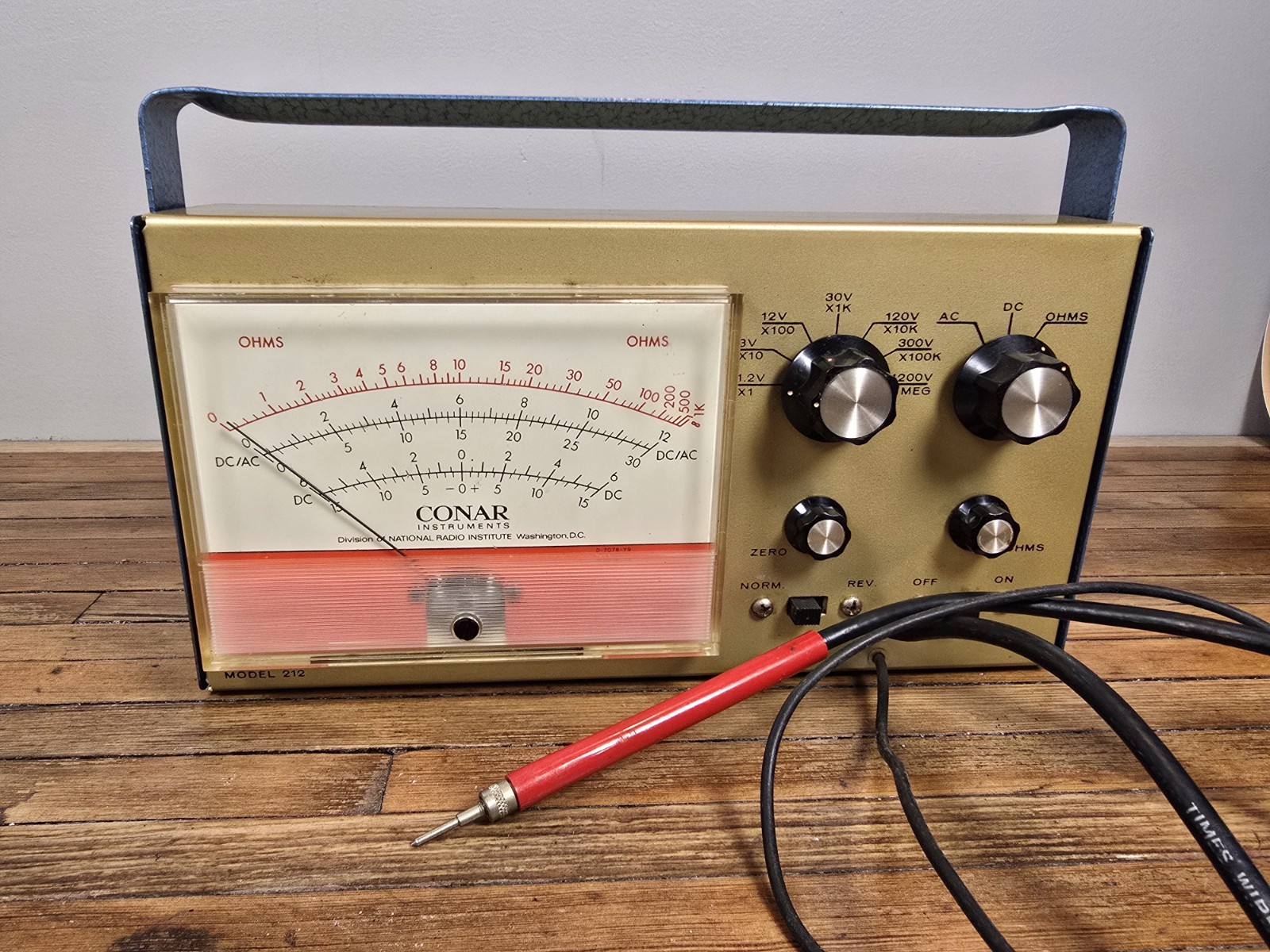 Conar Instruments Conar Instruments Model 212 Volt Ohm Meter - Vintage Electronics Nice ...