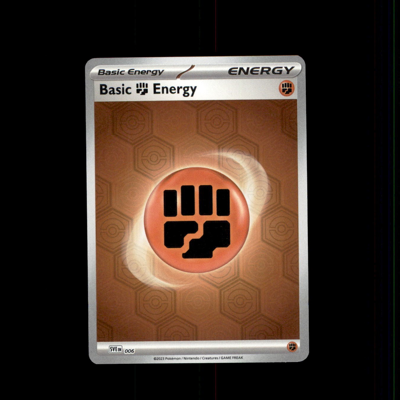 Basic Fighting Energy (Reverse Holo) 006 Common Shrouded Fable Pokemon Near Mint