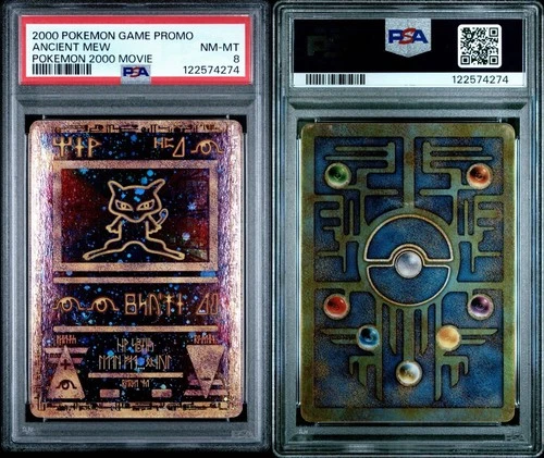 Pokemon Ancient Mew 2000 Release Promo PSA 8