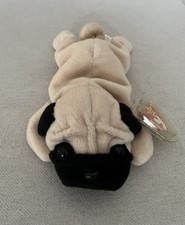 Ty Beanie Babies Pugsly the Pug Dog with Tags DOB 5-2-96 Style 4106