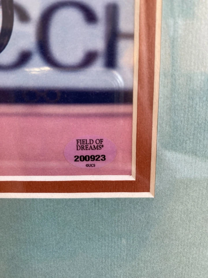 Foto de tenis enmarcada firmada por John McEnroe con placa - Certificado de autenticidad de Field of Dreams Foto 3 de 4