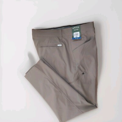 ORVIS PANTS OUTDOOR ACTIVE WATER REPELLANT 39 X 30 WALNUT BROWN TREK PANT