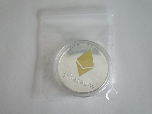 3X Silver/gold plated ETH Ethereum cryptocurrency collectors commemorative coins - Picture 4 of 4