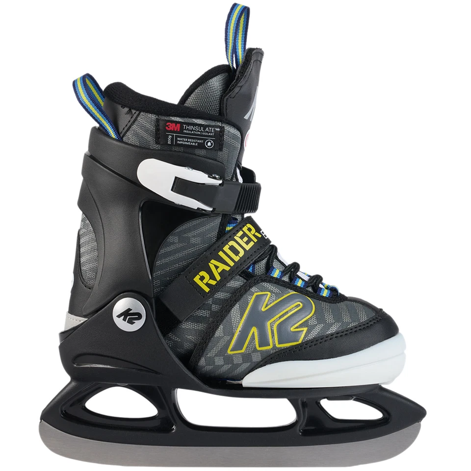 K2 Raider Beam Ice-Skates Kinder-Schlittschuhe leuchtende LED Eislaufschuhe NEU