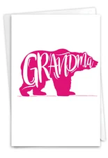 1  Mother's Day Grandma Card with Envelope - Grandma Bear C3462MGG