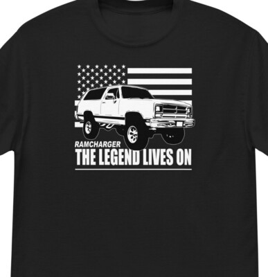 First Gen Ramcharger T-Shirt, Mens Classic Truck Shirt, Patriotic Truck Tee