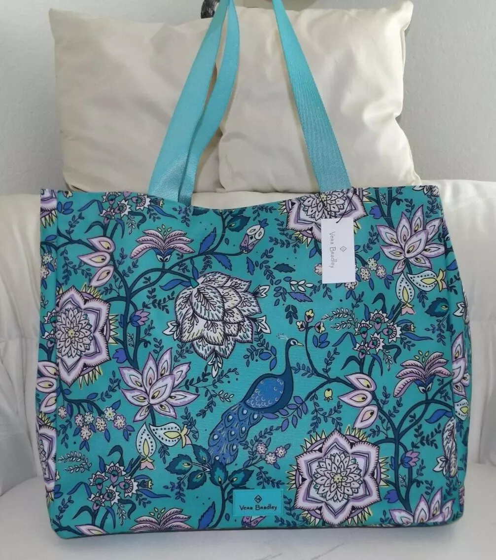 VERA BRADLEY Lighten Up XL Large Family Tote Beach Travel Bag