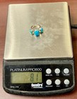 HSN Jay King Sterling Silver Matrix Turquoise 3-Stone Ring Size 6 — photo 8