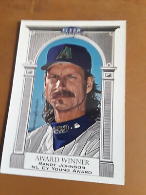 RANDY JOHNSON 60 LOT ,ALL DIFFERENT , NICE GROUP ,SWEET ,50 DUPS IF YOU WANT +$4