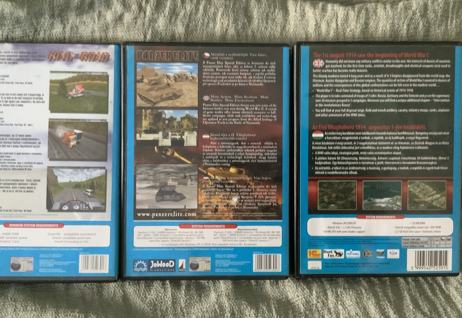 Cool Games. pc cdrom spiele. Konvolut 3 St.World War, Panzerelite