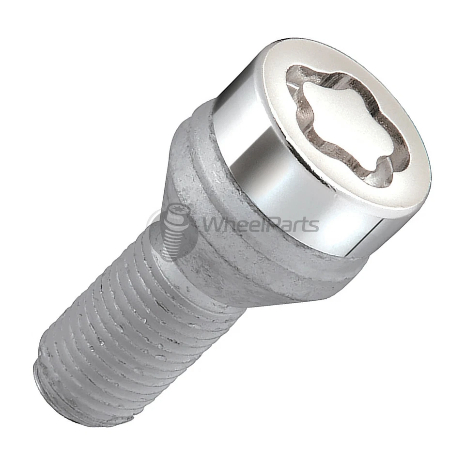 Pernos de bloqueo cromados McGard 27216SU 12x1.25 para Fiat 500L 12-20 sobre ruedas originales Foto 2 de 2