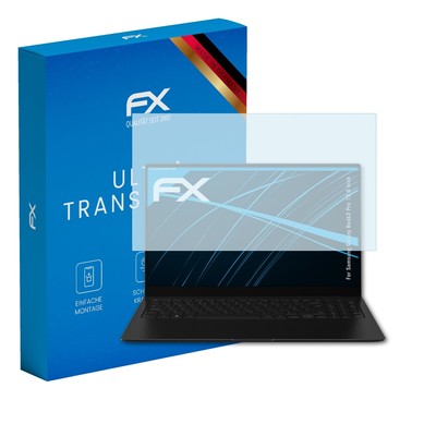 atFoliX 2x Schutzfolie für Samsung Galaxy Book2 Pro 15.6 Inch klar