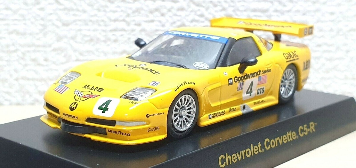 自動車 KYOSHO CHEVROLET CORVETTE C5-R 2000 1/64 Kyosho USA collection2 Chevrolet Corvette C5-R #4