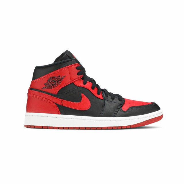 black red jordan 1 mid