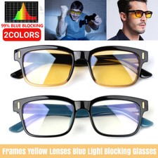 Blue light Blocking Glasses Computer Gaming Anti Glare Anti UV Eyewear Filter UK