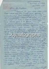 WW2 F Section SOE & Force 136 agent Robert Burdette hand written signed letter