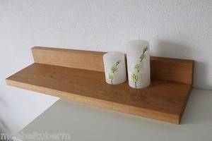 Wandboard Eiche Massiv Holz Board Regal Steckboard Regalbrett Neu