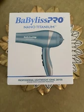 BaBylissPRO Nano Titanium Hair Dryer Blue - BNT5548