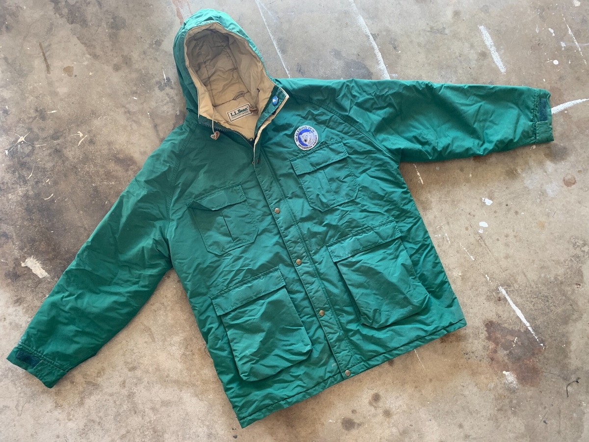 80s - 90s VINTAGE L.L. BEAN ANORAK PARKA DOWN JACKET COAT MEN SZ L