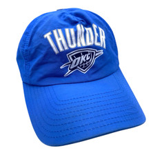 OKC Thunder Baseball Hat Ball Cap Youth Kids Snapback Adidas Basketball Blue