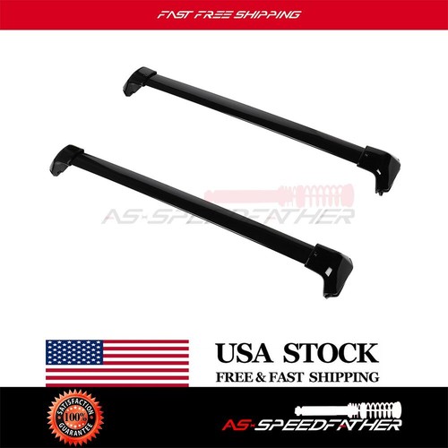 Carrier For 2012-2016 Honda CRV CR-V Roof Rack Cross Bar Set Luggage Bar Black