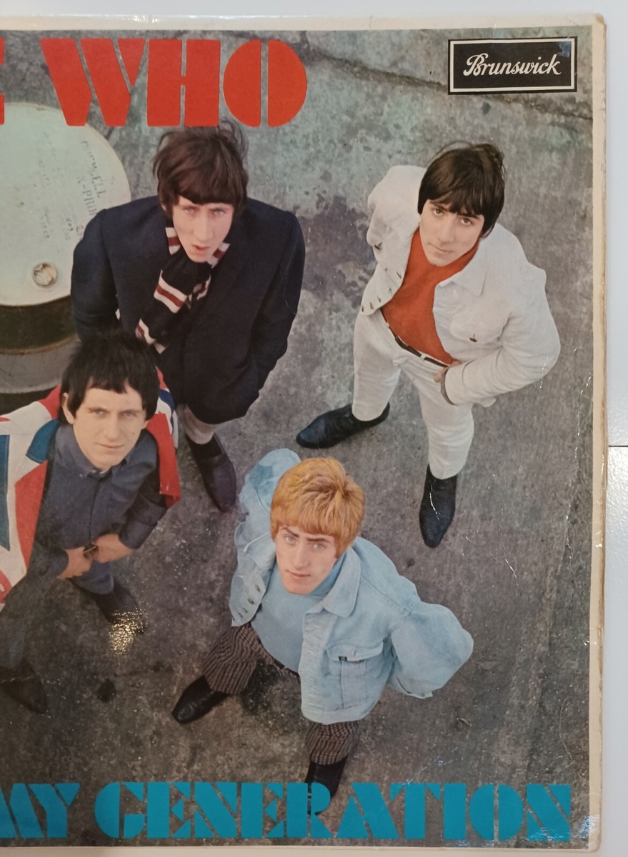 THE WHO MY GENERATION 1ST PRESS 1965 UK BRUNSWICK VINYL LP