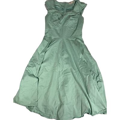 ebay mint green dress Bodycon Collection Women's Mint Green Bandage Knee Length Dress, V Neckline, Off Shoulder, Polyester and Elastane, Size S main image 1