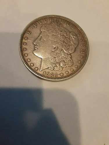 1921 - D Morgan Silver Dollar F / VF - See Picture #2799