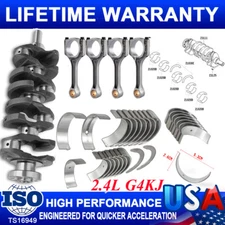 Crankshaft& Rods & Bearing For Hyundai Tucson Sonata SportageTucson Kia 2.4 G4KG