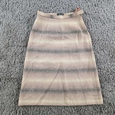 Trefriw Woolen Mills Skirt Womens 8 Welsh Wool Brown Vintage