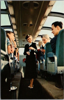 #ad #ad NORTHERN PACIFIC RAILWAY Adv. Postcard North Coast Limited Train quot;Vista Domequot; $4.80