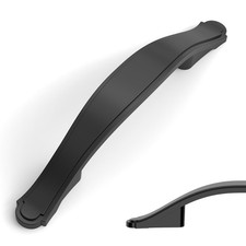 Amerdeco 10 Pack Matte Black Cabinet Pulls 3 Inch 76mm Hole Center Cabinet H...