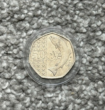 2023 Atlantic Salmon 50p Fifty Pence Coin No Privy Mark Circulated Rare Low Mint - Available on eBay