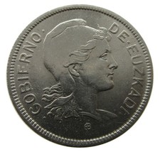 Nr 4111 Spain Civil War - Basque Country 2 Pesetas 1937, KM# 2 geraltttt83