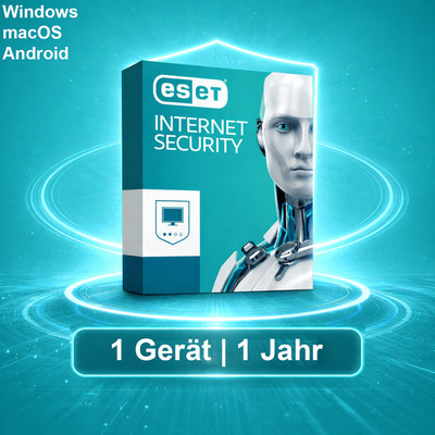 ESET Internet Security - Key schnell per eMail | 1 Gerät | 1 Jahr - NEU