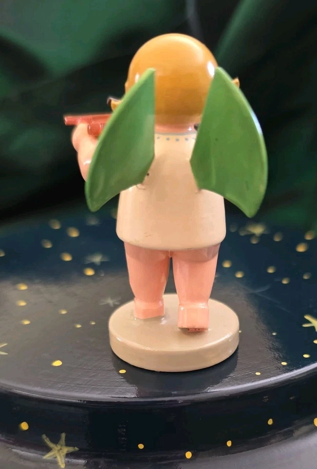 Wendt & Kuhn Angel tocando el violín, Erzgebirge Alemania Foto 3 de 4