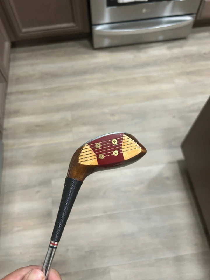 Vintage Ben Hogan Modelo Personal Caqui 4 Madera Derecha Eje Acero Agarre Original Foto 3 de 4