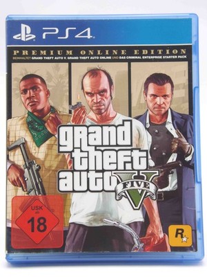 GTA - Grand Theft Auto V / 5 -Premium Online Edition- (Sony PlayStation 4) PS4 S