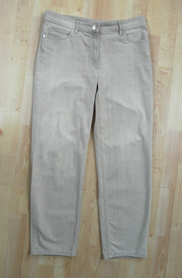 Zerres Comfort S Mod Cora - Damen Jeans Hose Gr 40 normal L28 stretch Denim grau