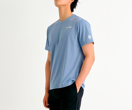 YONEX 25F/W Unisex Badminton T-Shirts Nature Series Sports Tee Mist Blue 16873EX - 第 5/5 張圖片
