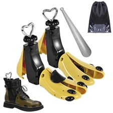 Adjustable Shoe Stretcher for Wide Feet - Professional Boot Expander, 2pcs Set
