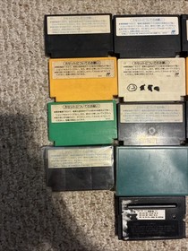 Nintendo Famicom Game Cartridge Lot of 13  Untested Mixed Titles Super Mario