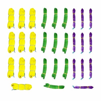 Rundschlinge Kranschlinge Hebeband Schlupf Set 10Stück TK 1t 2t 3t U:2m 3m 4m 6m