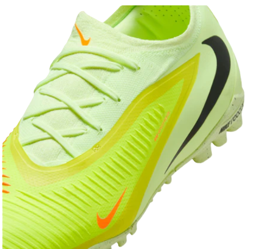 Nike Phantom 6 Low Pro Turf Football Shoe Limelight/ Hyper Crimson