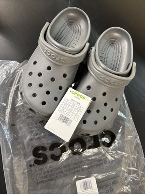 Crocs Unisex Classic Slate Grey Size M7 / W9  Brand New
