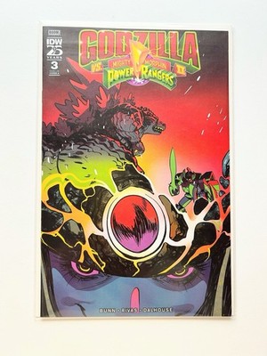 IDW Comics Godzilla vs Mighty Morphin Power Rangers, Vol 2 #3 Cover A 2024