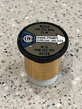 Coaxial Dynamics 82030 Wattmeter Element Slug 25W 100-250 MHz for Bird 43